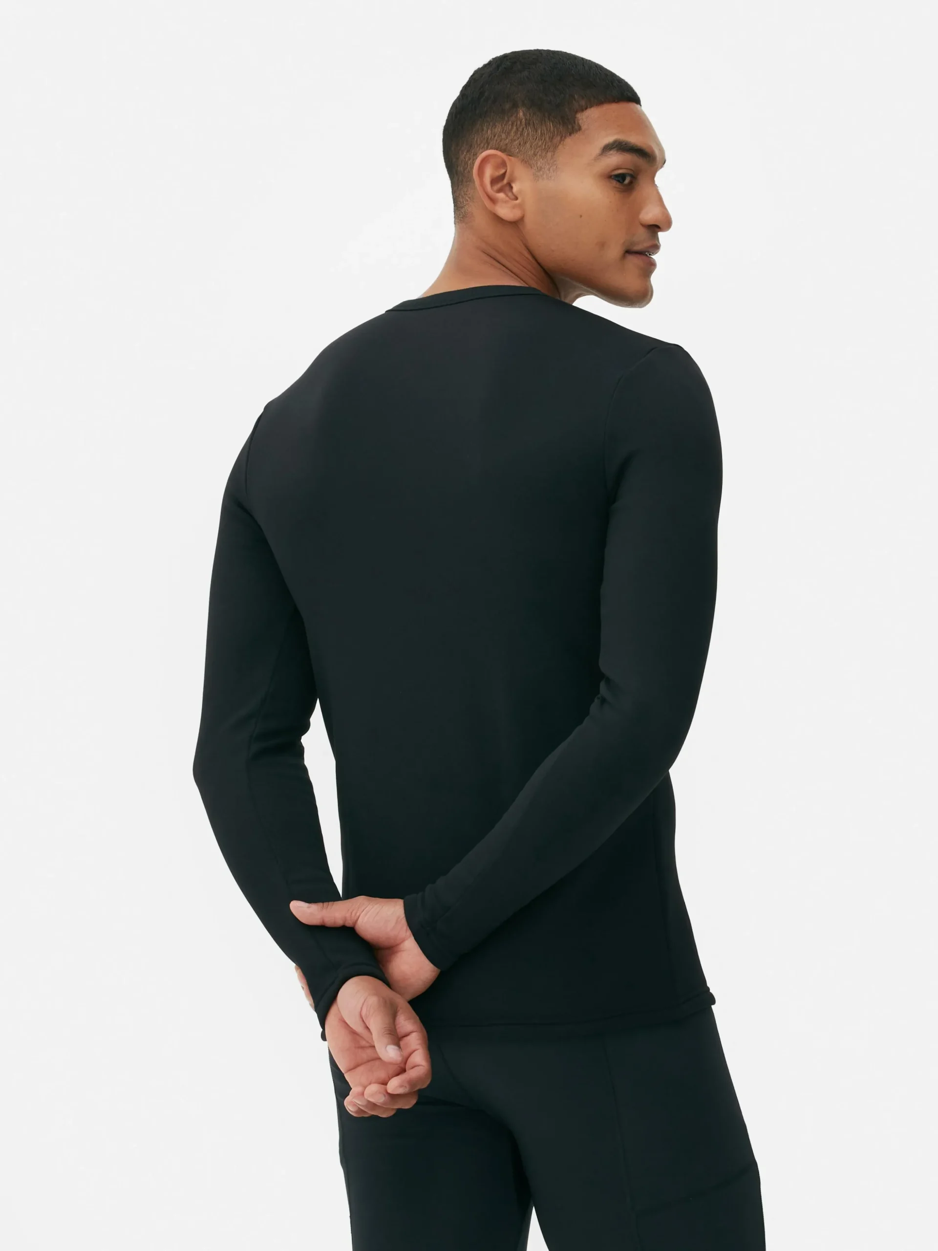 Met Fleece Gevoerde Top Met Lange Mouwen