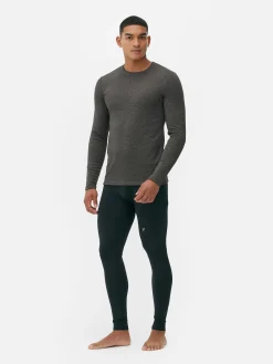 Met Fleece Gevoerde Top Met Lange Mouwen