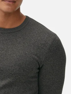 Met Fleece Gevoerde Top Met Lange Mouwen