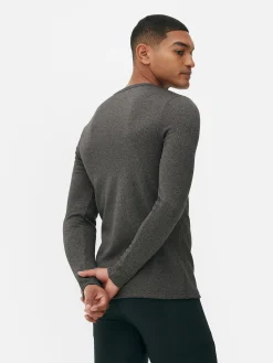 Met Fleece Gevoerde Top Met Lange Mouwen