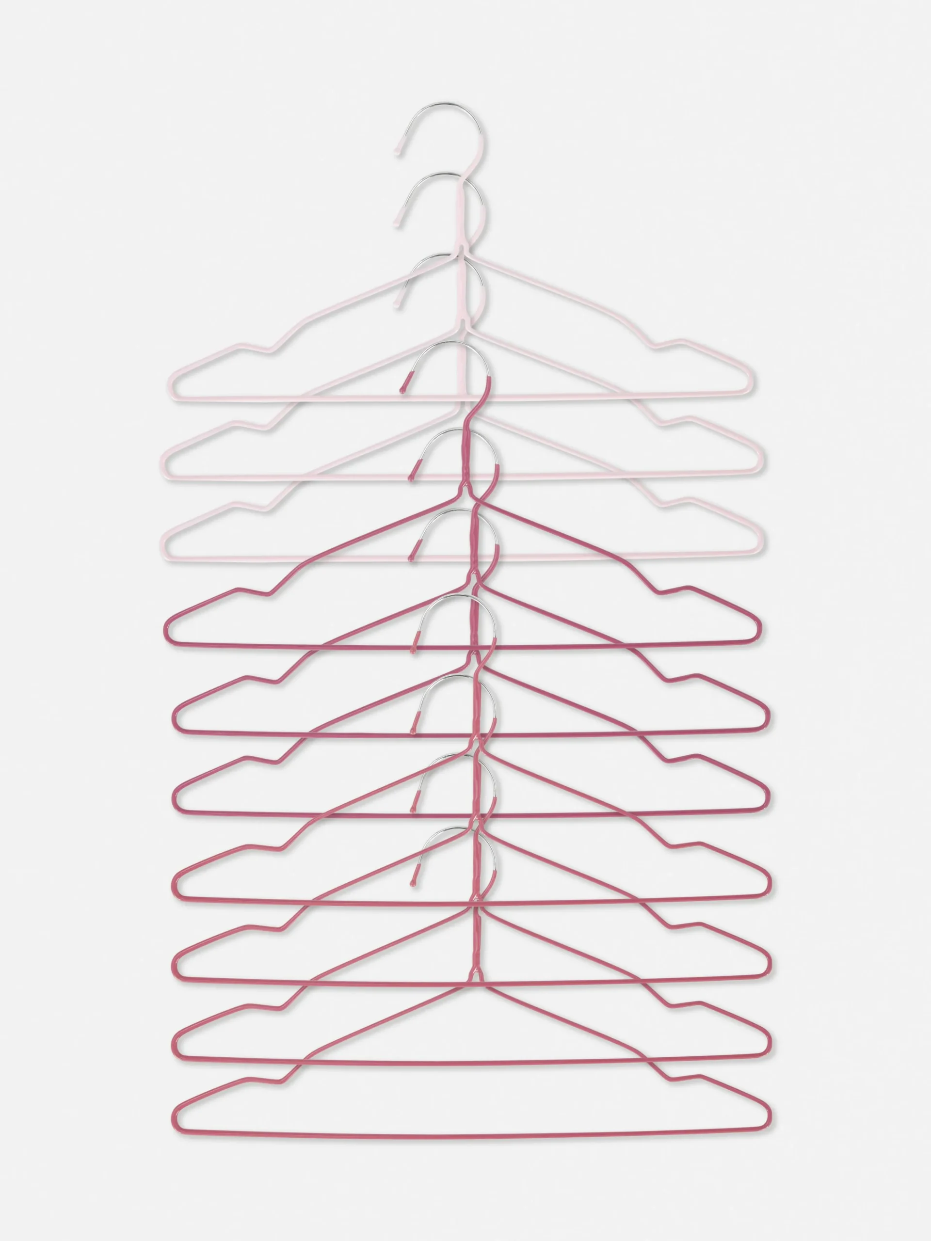 Metalen Hangers Met Coating, Set Van 10