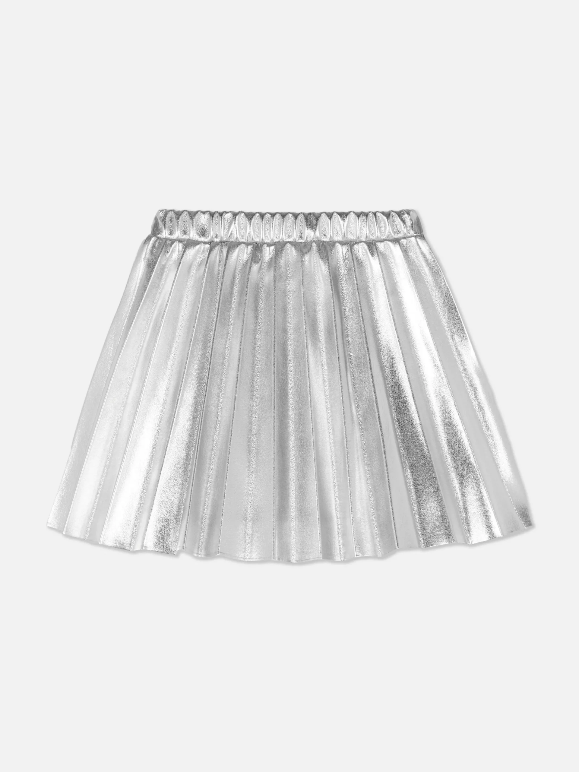 Metallic Geplooide Rok