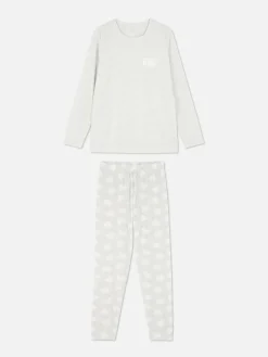 Microfleece Pyjama Met Lange Mouwen