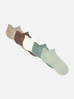 Microvezel-sneakersokken, Set Van 5