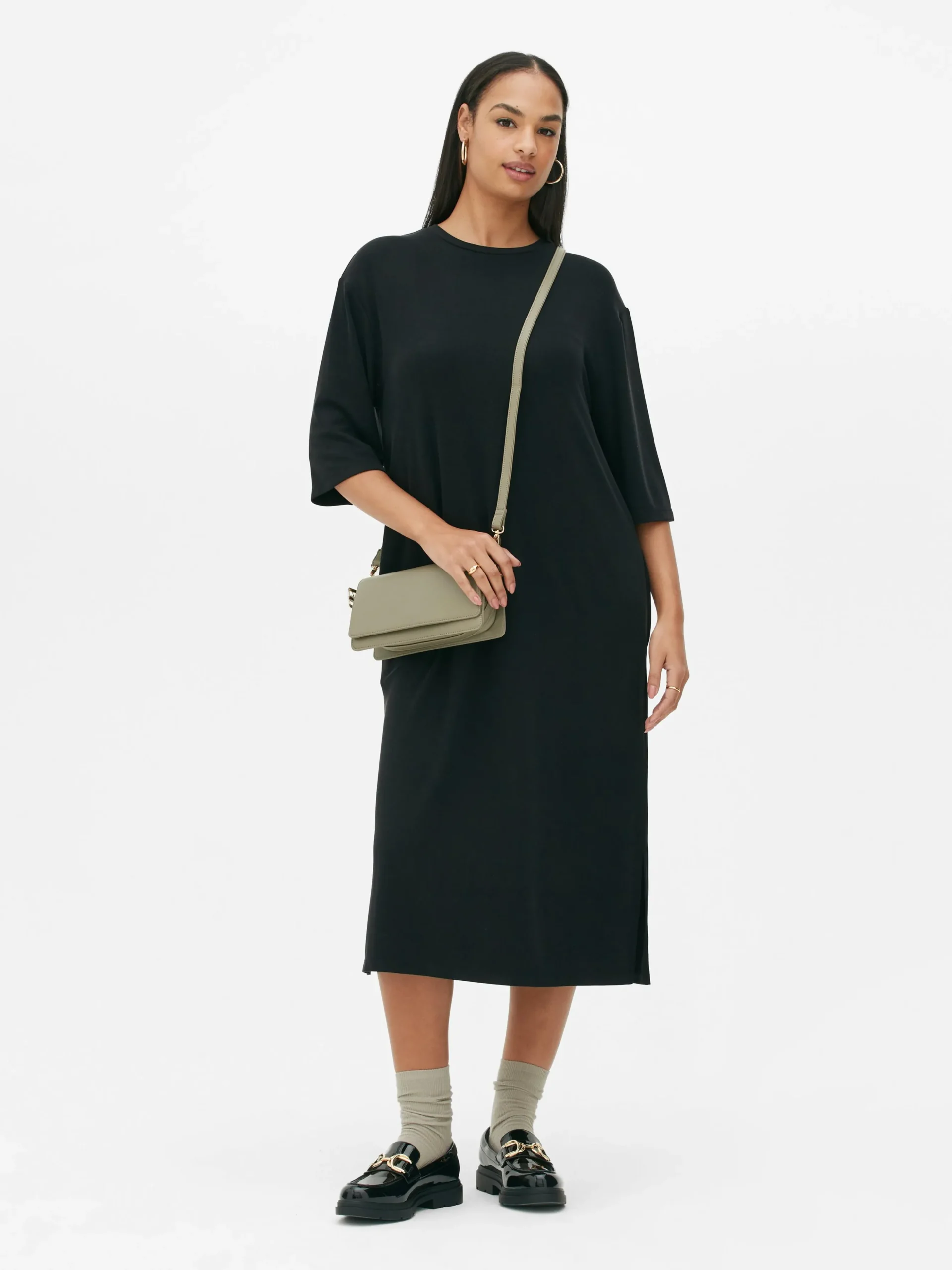 Midi-T-shirtjurk The Edit