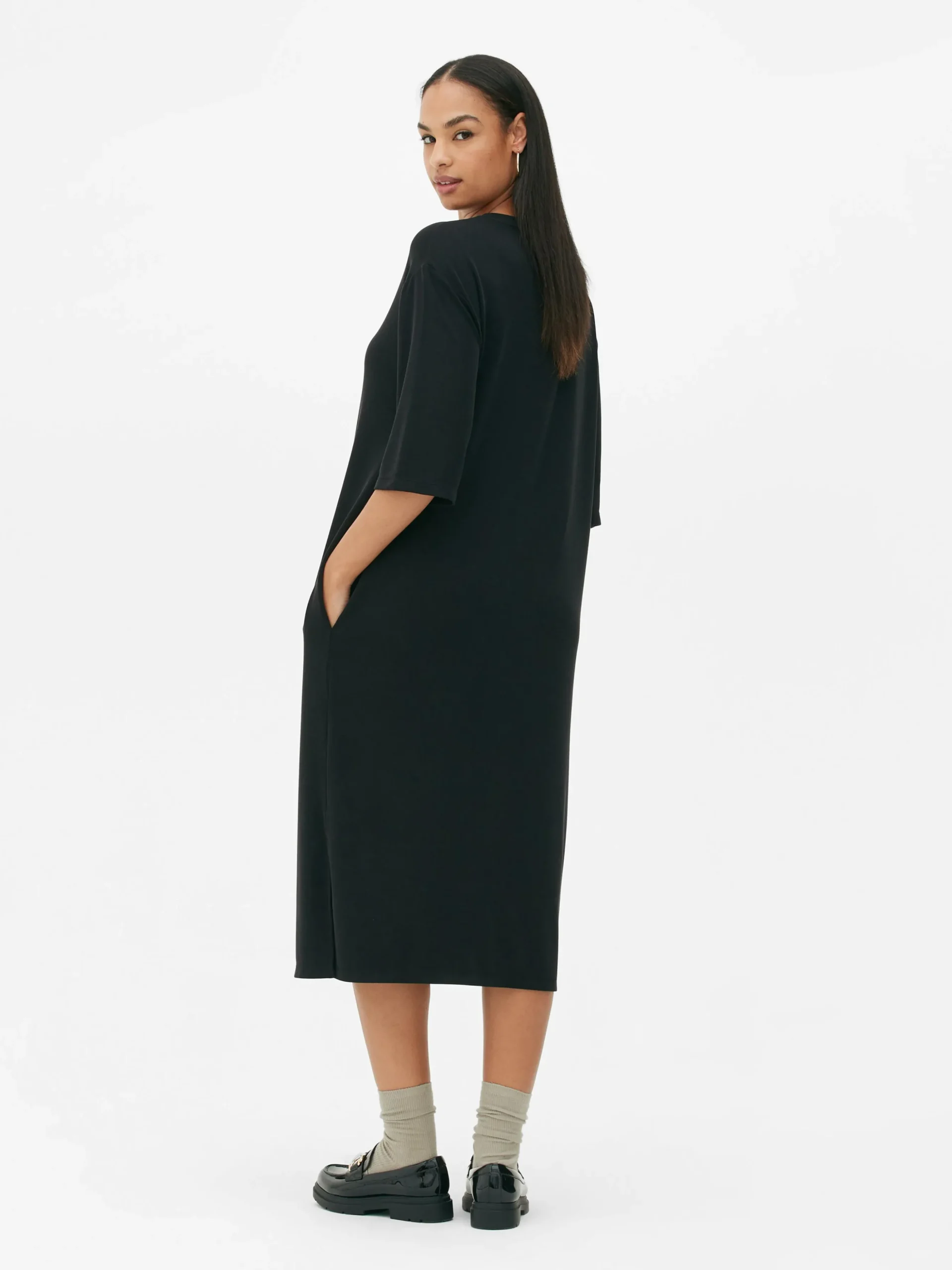 Midi-T-shirtjurk The Edit