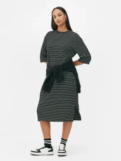 Midi-T-shirtjurk The Edit