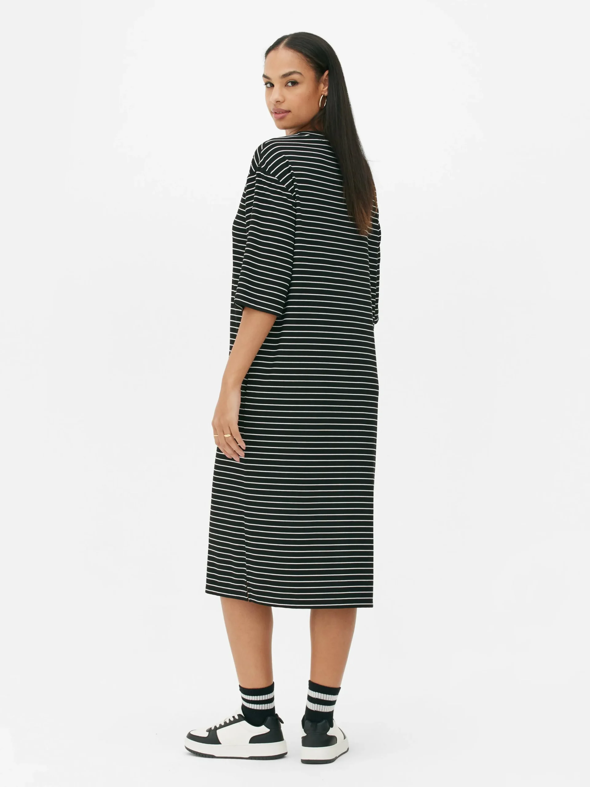Midi-T-shirtjurk The Edit