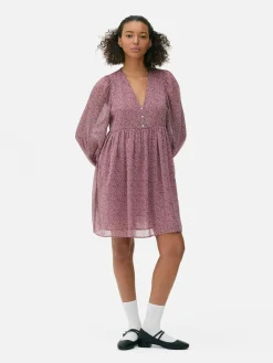Mini-jurk Van Chiffon