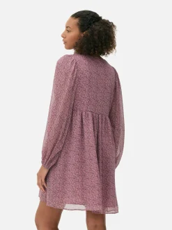Mini-jurk Van Chiffon