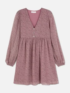 Mini-jurk Van Chiffon