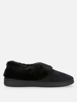 Mocassinpantoffels Met Imitatiebont