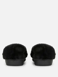 Mocassinpantoffels Met Imitatiebont