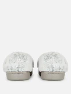 Mocassinpantoffels Met Imitatiebont