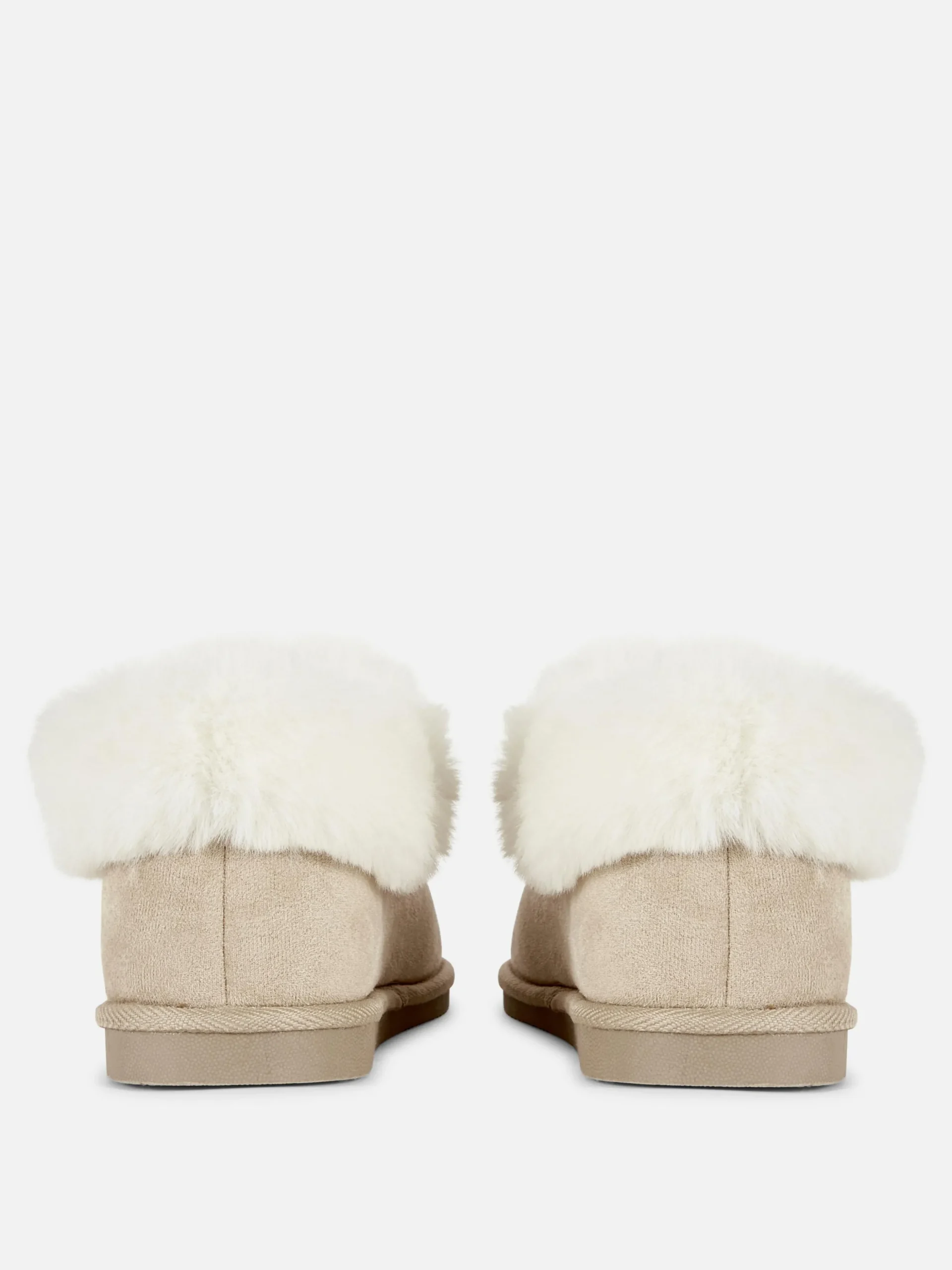 Mocassinpantoffels Met Imitatiebont