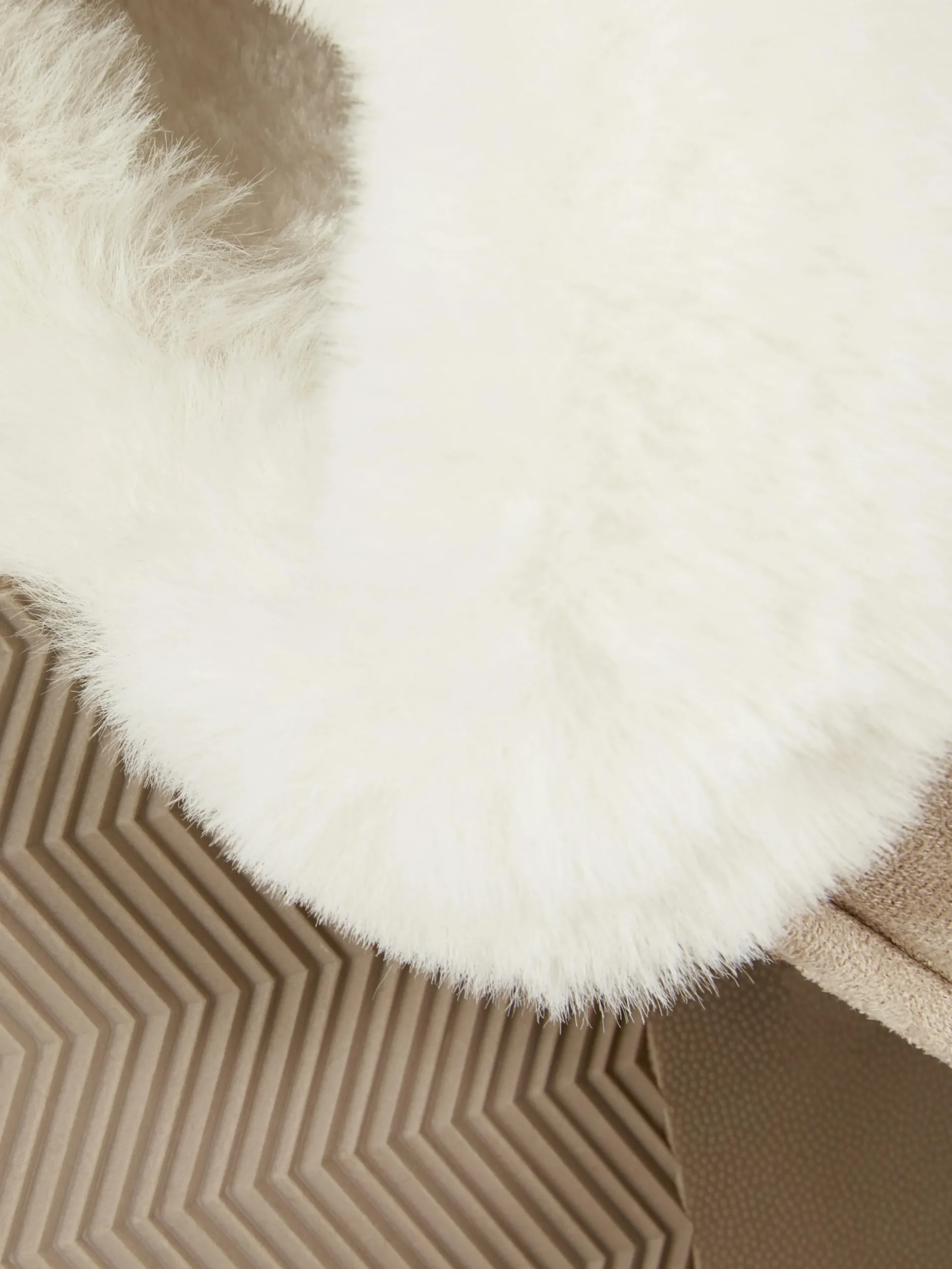 Mocassinpantoffels Met Imitatiebont