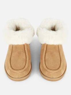 Mocassinpantoffels Met Imitatiebont