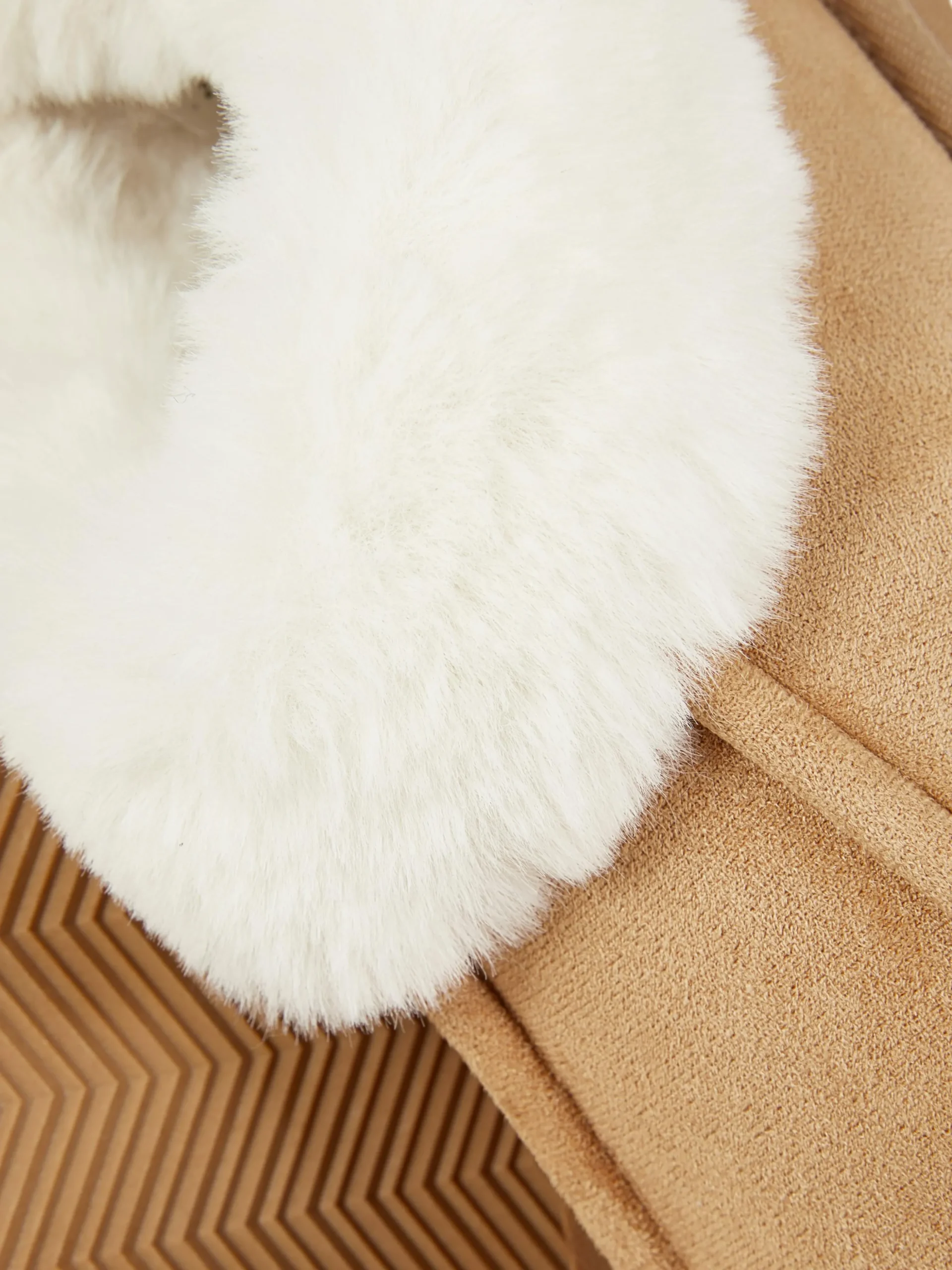 Mocassinpantoffels Met Imitatiebont
