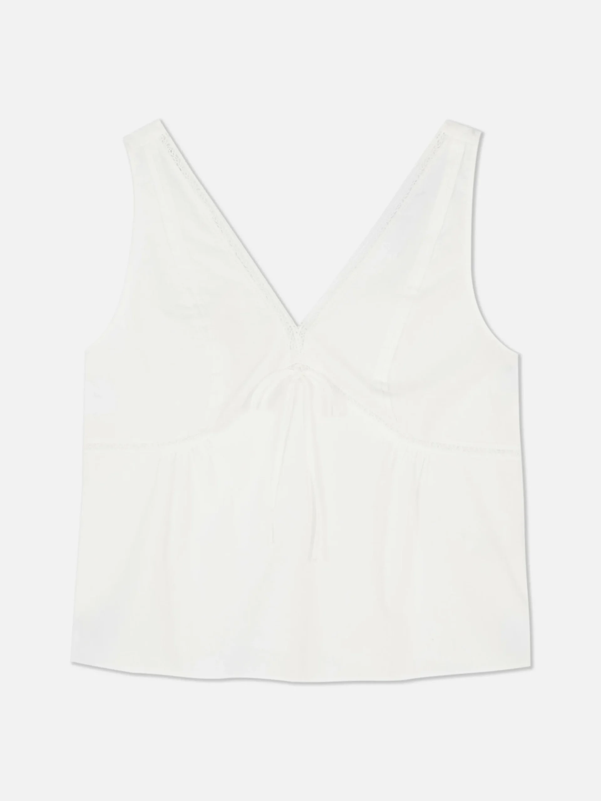 Mouwloze Blouse Met V-hals