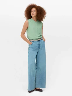 Mouwloze Tuniekblouse