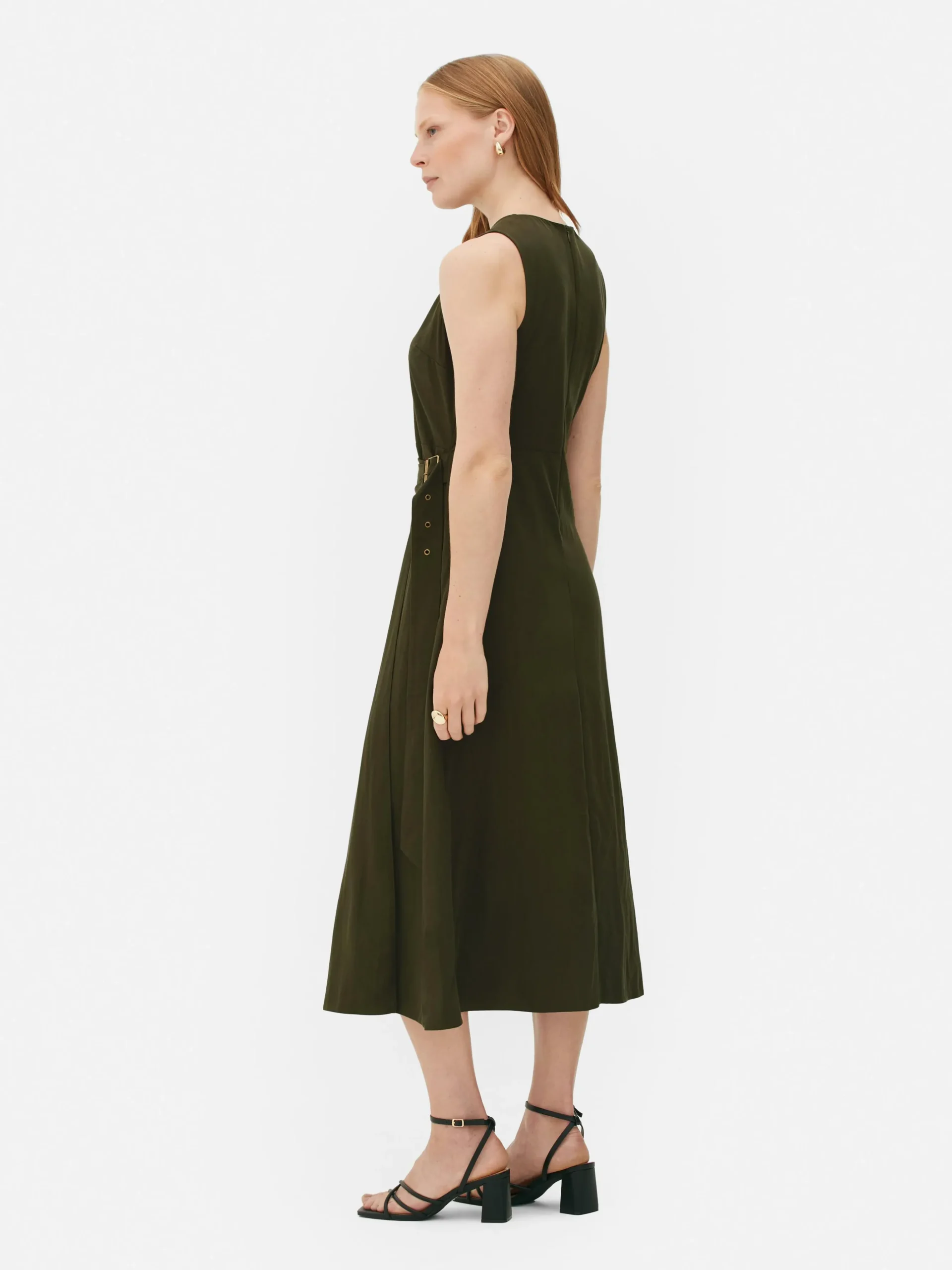Mouwloze Utility-jurk The Edit