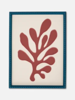 Muurkunst Met Retrobloemen