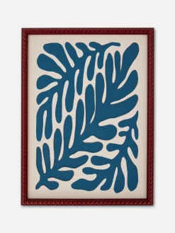 Muurkunst Met Retrobloemen