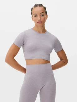 Naadloos Gemêleerd Sportshirt