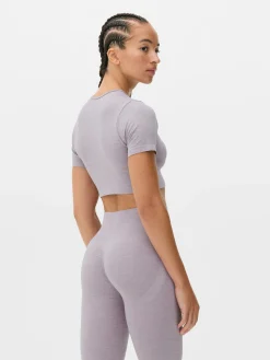 Naadloos Gemêleerd Sportshirt