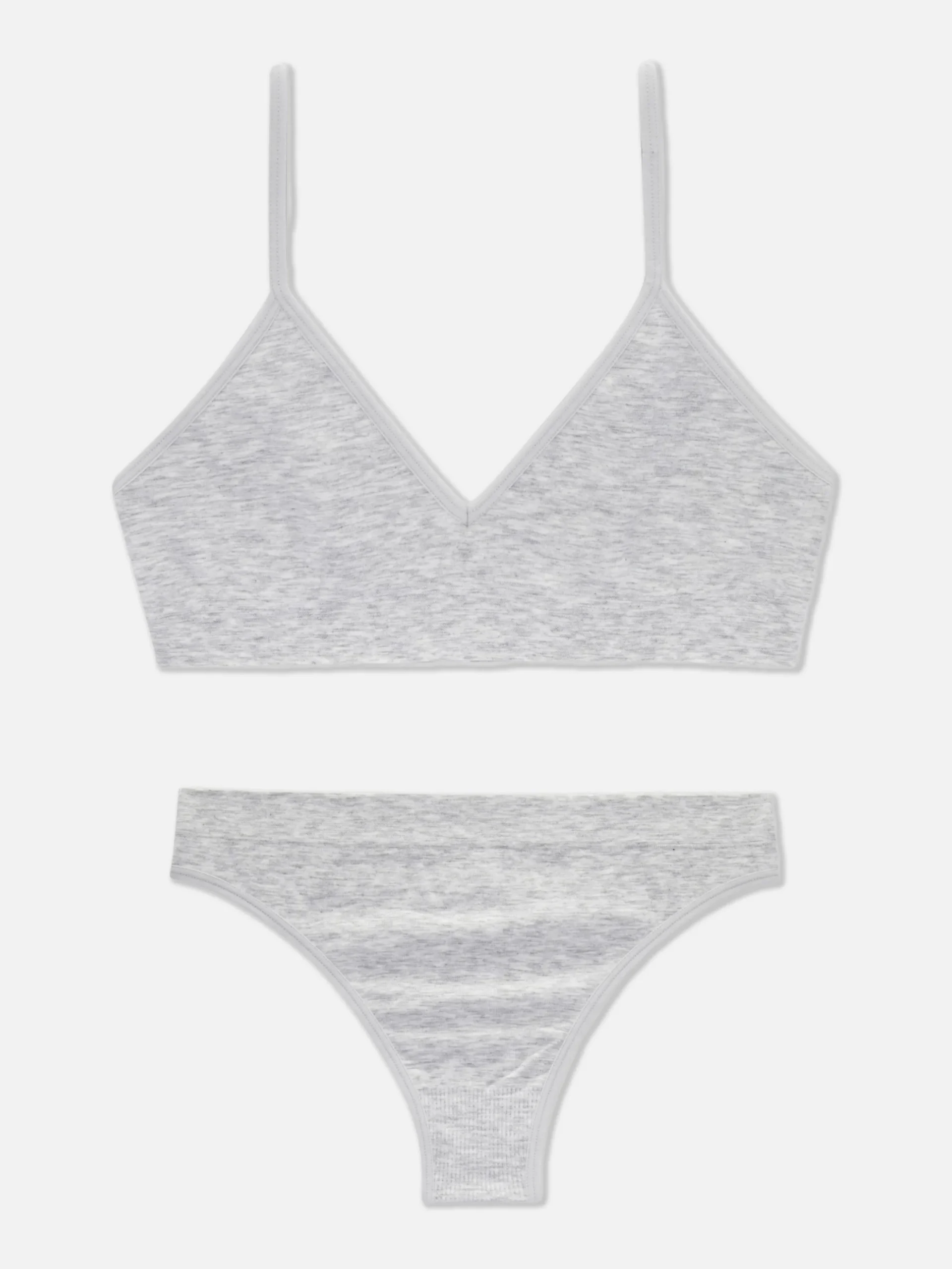 Naadloos Ondergoedsetje Met Triangelbralette