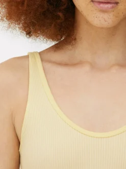 Naadloze Bodysuit Van Ribstof Met U-hals