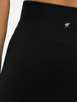 Naadloze Korte Sportbroek Met Hoge Taille