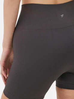Naadloze Korte Sportbroek Met Hoge Taille