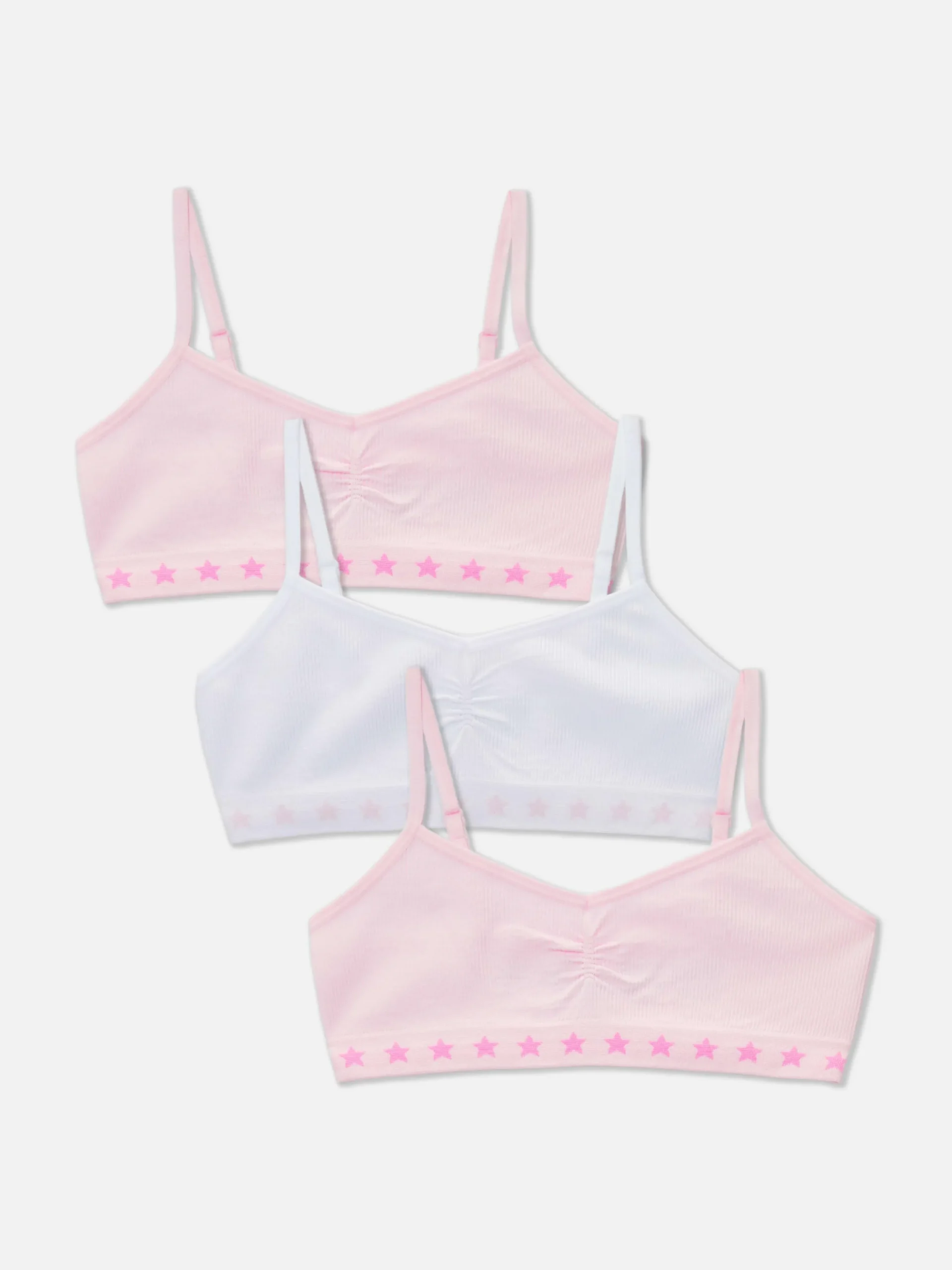 Naadloze Korte Tops, Set Van 3