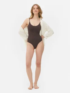 Naadloze Shapewear-body Met U-hals