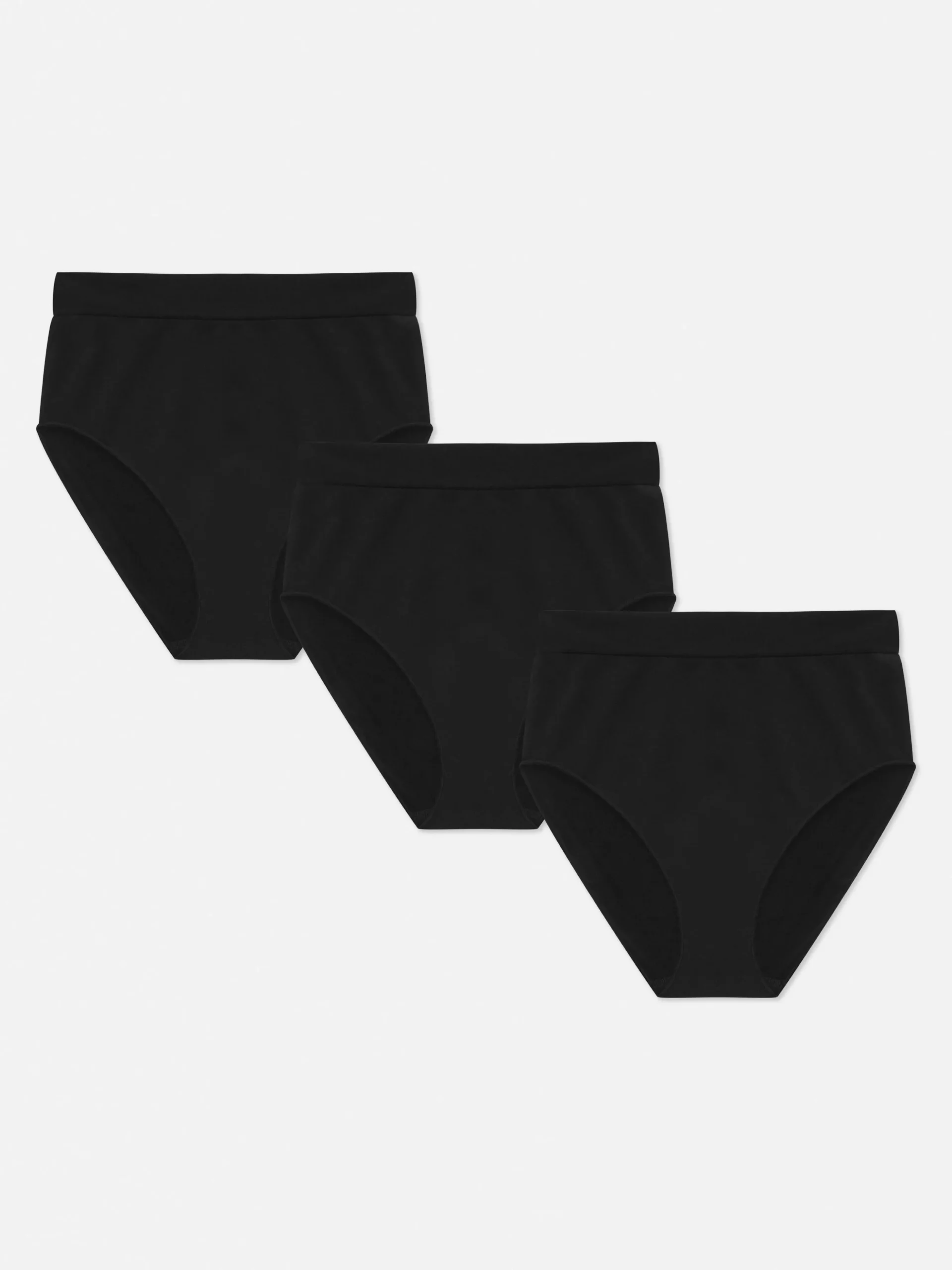 Naadloze Slips Met Hoge Taille, Set Van 3