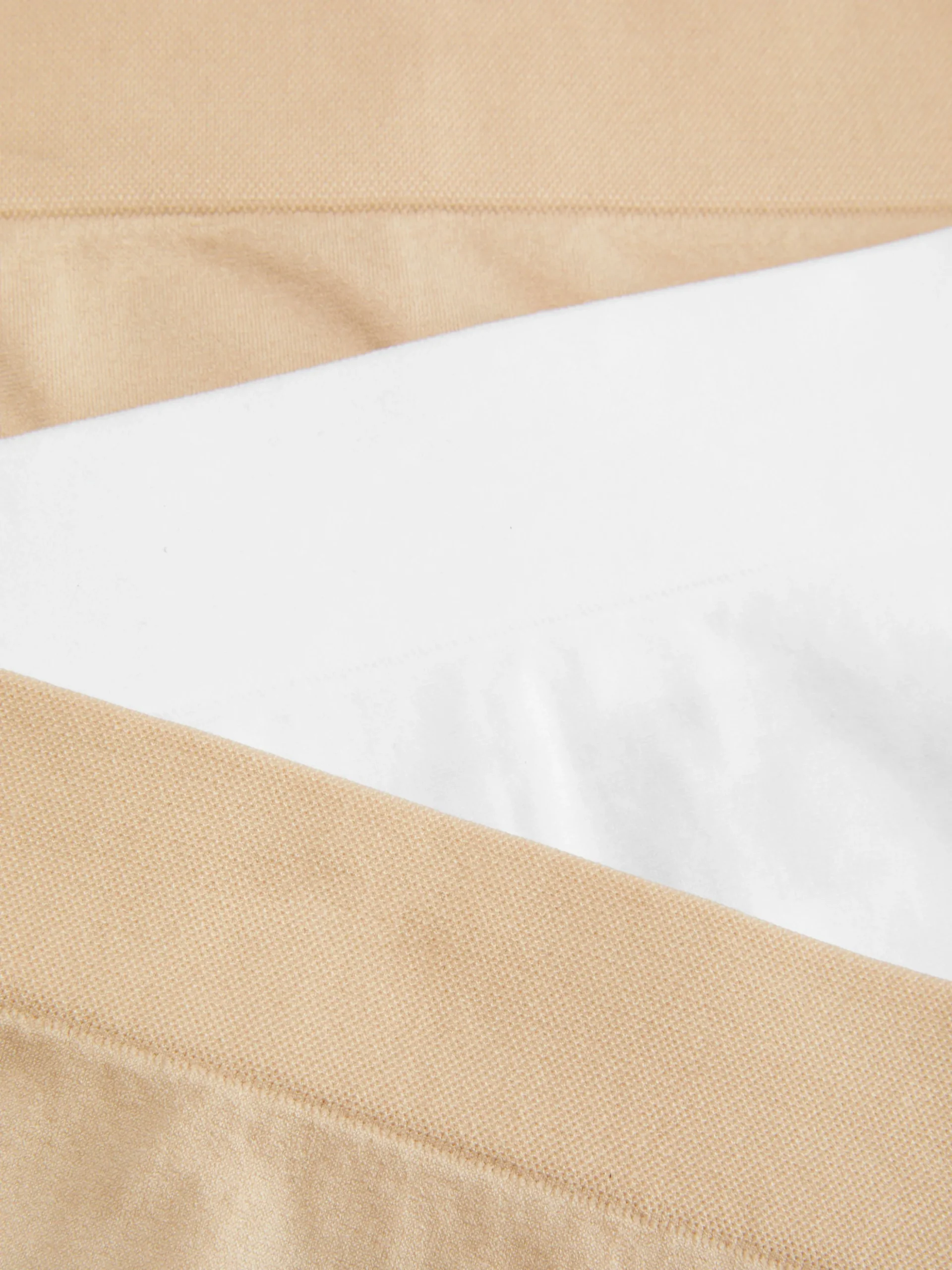 Naadloze Slips Met Hoge Taille, Set Van 3
