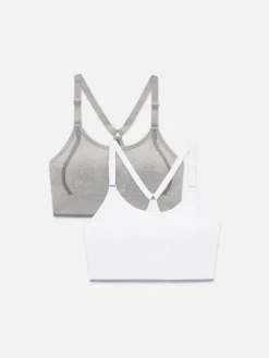 Naadloze Sportbeha's Met Racerback, Set Van 2