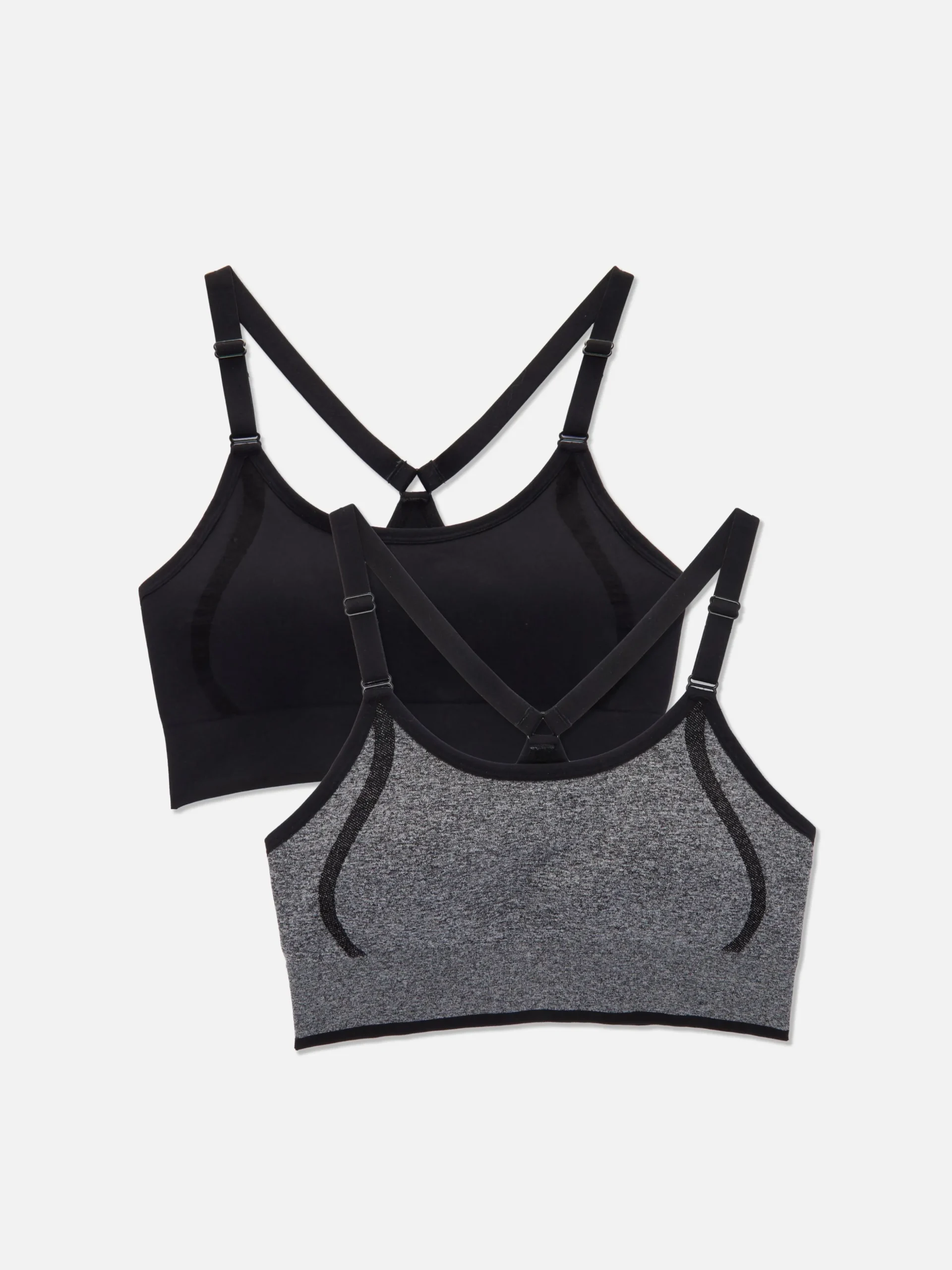 Naadloze Sportbeha's Met Racerback, Set Van 2