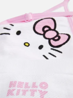 Naadloze Triangelbralette En String Hello Kitty