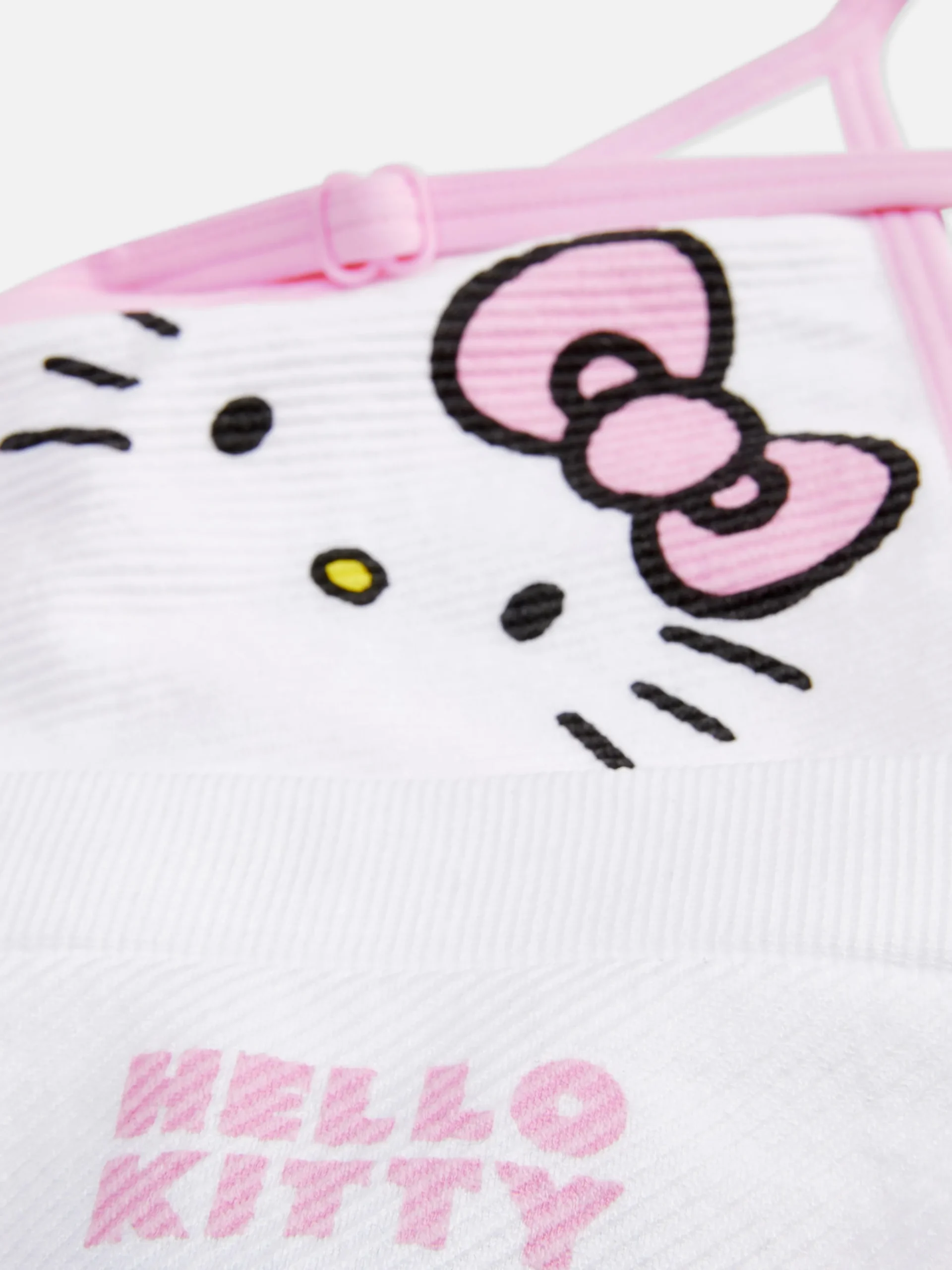 Naadloze Triangelbralette En String Hello Kitty