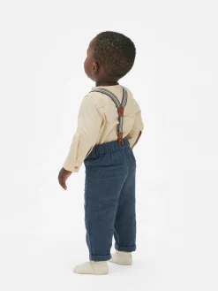 Overhemd Met Knoopsluiting En Broek Met Bretels