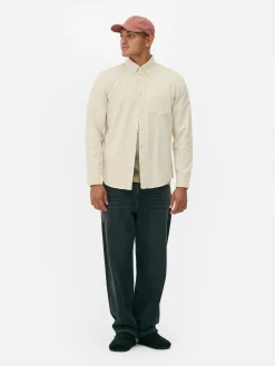 Overhemd Met Lange Mouwen Van Twill-katoen