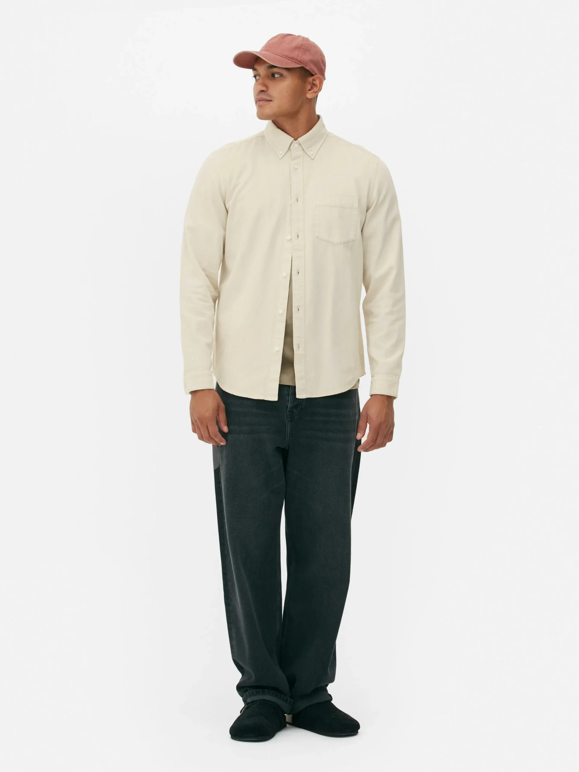 Overhemd Met Lange Mouwen Van Twill-katoen