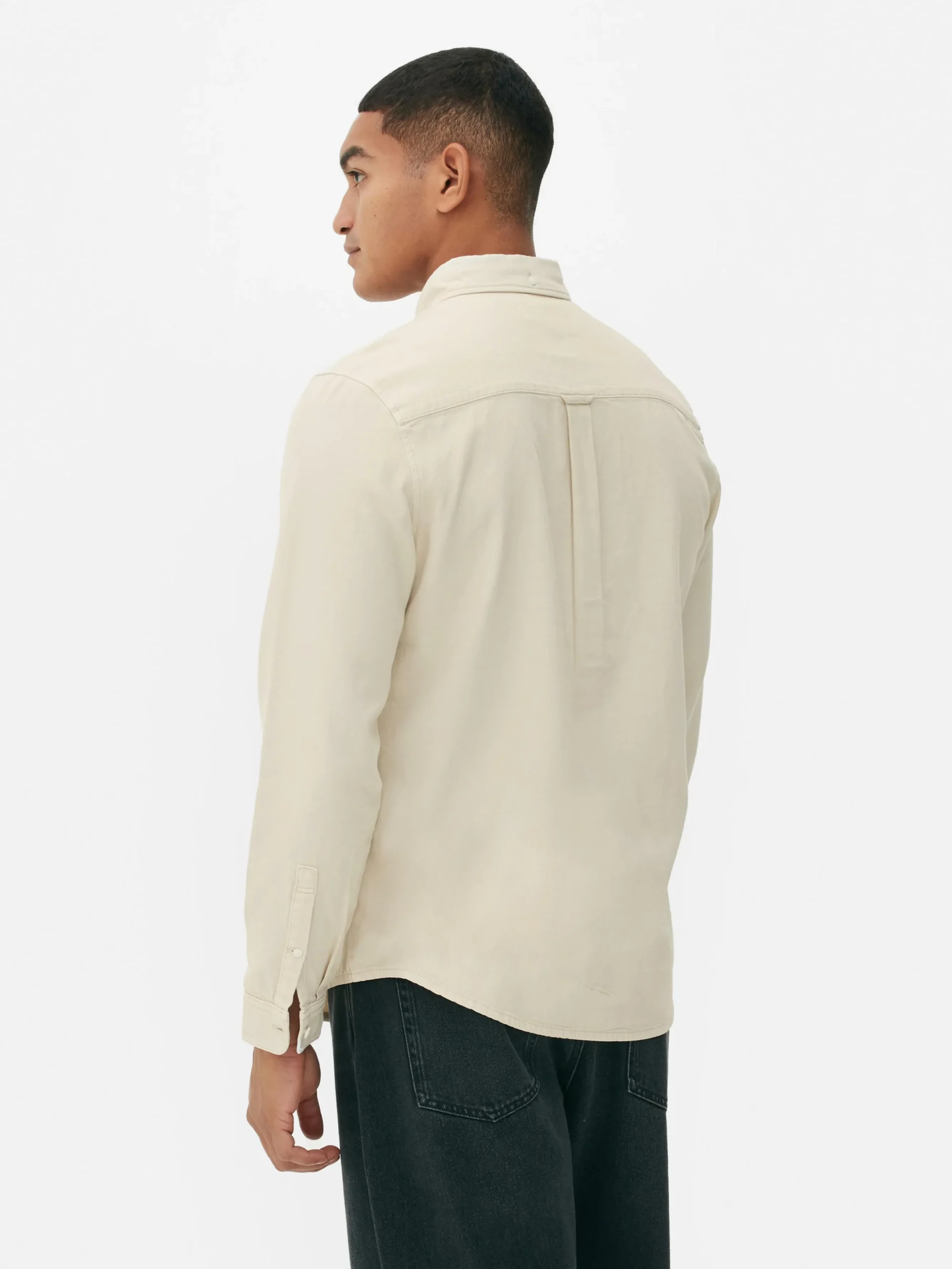 Overhemd Met Lange Mouwen Van Twill-katoen