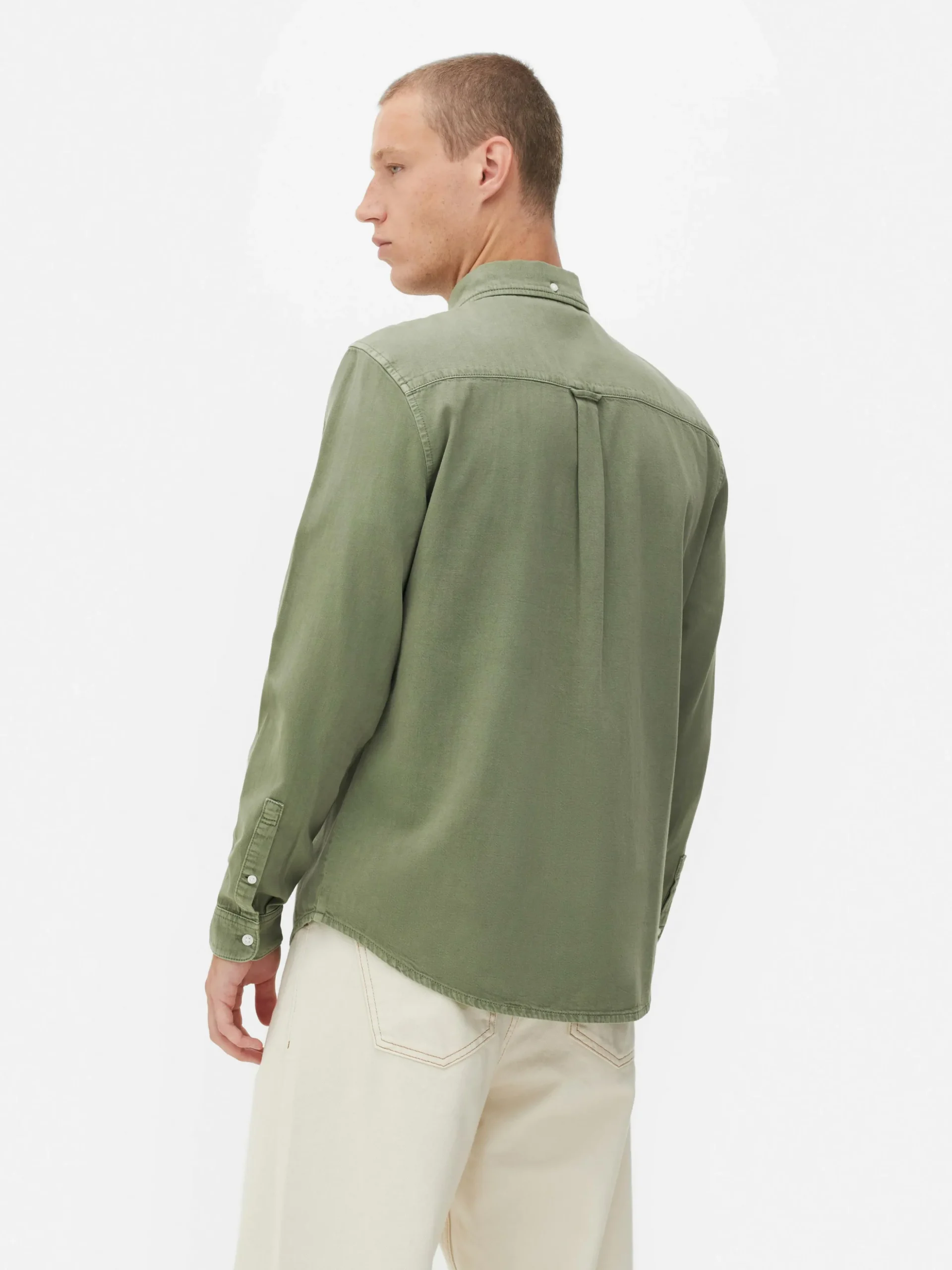 Overhemd Met Lange Mouwen Van Twill-katoen