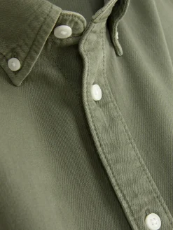 Overhemd Met Lange Mouwen Van Twill-katoen