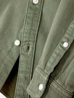 Overhemd Met Lange Mouwen Van Twill-katoen