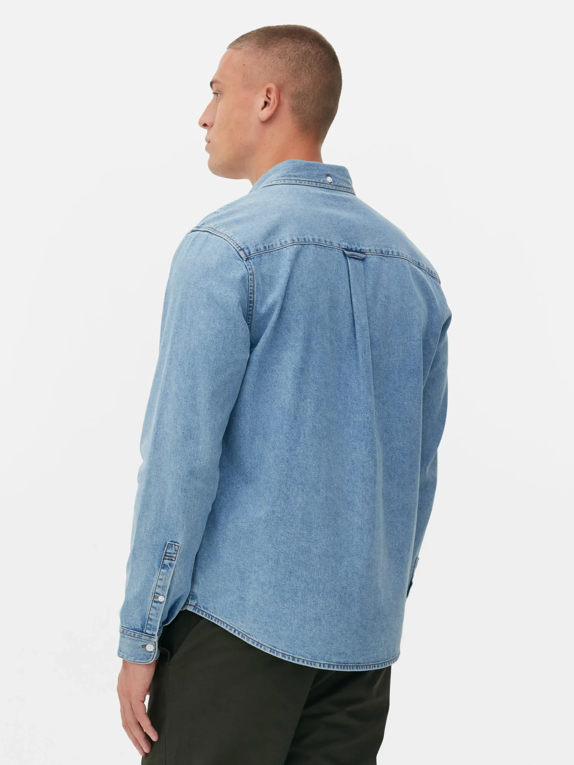 Overhemd Met Lange Mouwen Van Twill-katoen