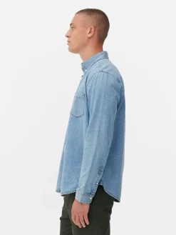 Overhemd Met Lange Mouwen Van Twill-katoen